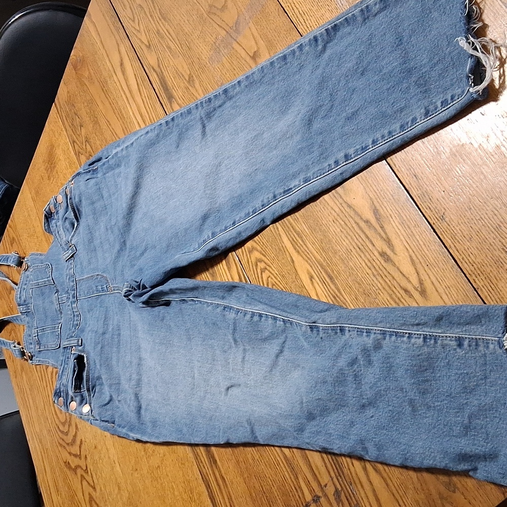 UNIVERSAL THREAD Jeans Overalls Womens Denim  4 / 27 BLUE Bib Casual Preowned
